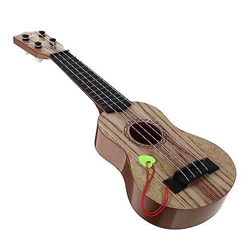 WOONEKY 1stk Gitarrenspielzeug Für Kinder Ukulele Für Kinder Musikspielzeug Für Babys Kinder Gitarre Instrumentenspielzeug Für Kleinkinder Musikinstrument Für Kinder Weiß Plastik von WOONEKY