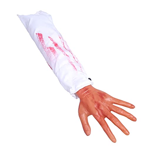 WOONEKY Requisiten für Tote Hände Halloween-Streicharm Simulation von blutigen Handflecken für gruselige Dekoration Fotografie von WOONEKY