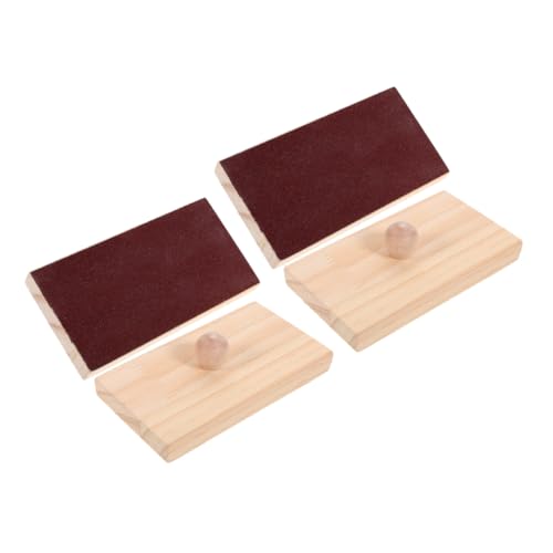 WOONEKY 2 Paare Percussion Soundboard aus Holz Orff Musikinstrument Sandblock Rhythmus Handliches Klangbrett für Vorschule Musikunterricht und Kreative Gruppenaktivitäten WOONEKY 2 Paare Percussion Soundboard aus Holz Orff Musikinstrument Sandblock Rhythmus Handliches Klangbrett für Vorschule Musikunterricht und Kreative Gruppenaktivitäten von WOONEKY