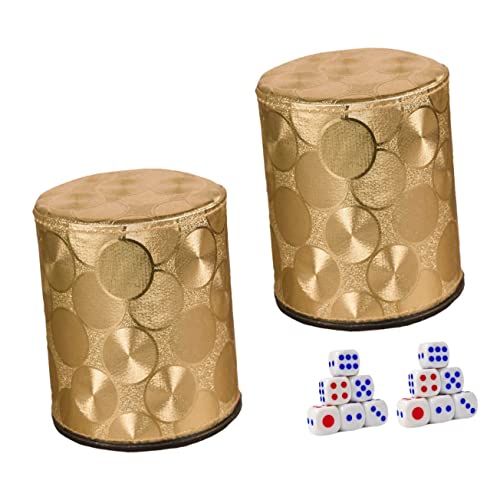 WOONEKY 2 Sätze Frosted Dice Cup Teilig Rutschfester Würfelbecher aus Langlebigem Material für Würfelspiele und Partys Spielzubehörbox für Zuhause und Bar WOONEKY 2 Sätze Frosted Dice Cup Teilig Rutschfester Würfelbecher aus Langlebigem Material für Würfelspiele und Partys Spielzubehörbox für Zuhause und Bar von WOONEKY
