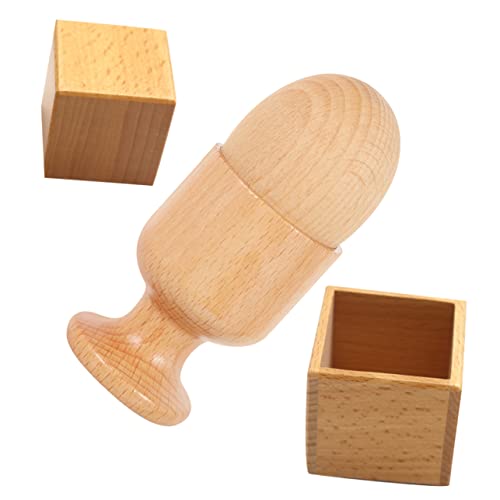 WOONEKY 2 Sätze Holzspielzeug Teilig aus Box mit Quadratischen Blöcken und Ei mit Eierbecher Montessori Hand Auge Koordination Lernspielzeug für Vorschulkinder Robust und Kreativ zur WOONEKY 2 Sätze Holzspielzeug Teilig aus Box mit Quadratischen Blöcken und Ei mit Eierbecher Montessori Hand Auge Koordination Lernspielzeug für Vorschulkinder Robust und Kreativ zur von WOONEKY