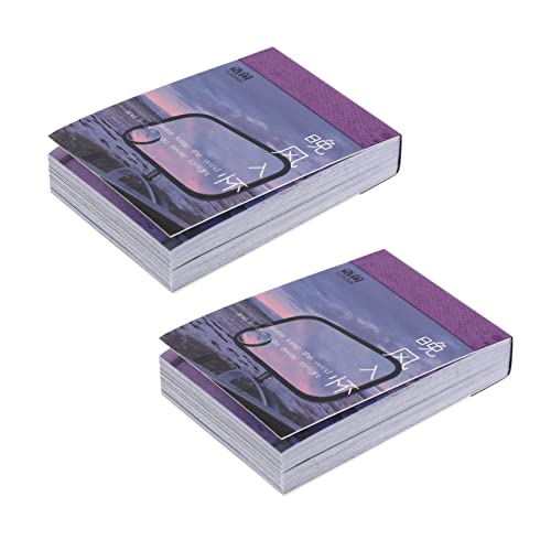 WOONEKY 2 Sätze Kreative DIY Aufkleber Landschaftsmotive Selbstklebende Handgefertigte Sticker für Scrapbooking Tagebücher Bastelprojekte pro Packung WOONEKY 2 Sätze Kreative DIY Aufkleber Landschaftsmotive Selbstklebende Handgefertigte Sticker für Scrapbooking Tagebücher Bastelprojekte pro Packung von WOONEKY