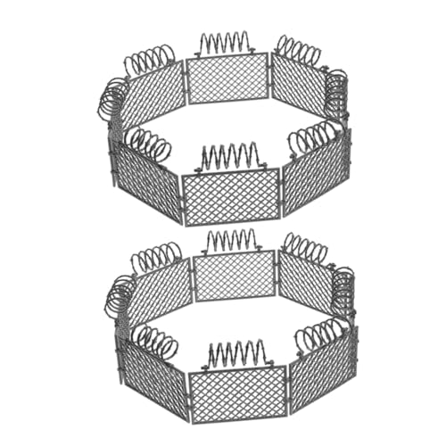 WOONEKY 2 Sätze Miniatur Kunststoff Zaun Zubehör für Bausteine Kleines DIY Schutznetz für Bauernhof und Kriegsszenen Einfach Zusammenbaubar Fördert Feinmotorik und Problemlösung WOONEKY 2 Sätze Miniatur Kunststoff Zaun Zubehör für Bausteine Kleines DIY Schutznetz für Bauernhof und Kriegsszenen Einfach Zusammenbaubar Fördert Feinmotorik und Problemlösung von WOONEKY
