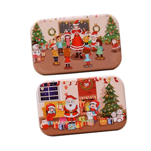 WOONEKY 2 Sätze Teiliges Weihnachts-holzpuzzle Edukatives DIY Festlichen Motiven Fördert Praktisches Denken Feinmotorische Fähigkeiten Eltern-Junge Mädchen-Spiel WOONEKY 2 Sätze Teiliges Weihnachts-holzpuzzle Edukatives DIY Festlichen Motiven Fördert Praktisches Denken Feinmotorische Fähigkeiten Eltern-Junge Mädchen-Spiel von WOONEKY