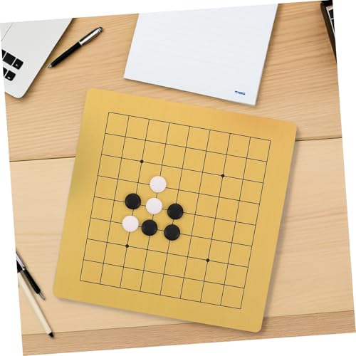 WOONEKY 2 Sätze Weiqi mit Doppelseitigem Holzbrett Tragbares Go Spiel Kunststoffsteine Niedliches Bären Design Fördert Logisches und Gehirnentwicklung bei Kindern WOONEKY 2 Sätze Weiqi mit Doppelseitigem Holzbrett Tragbares Go Spiel Kunststoffsteine Niedliches Bären Design Fördert Logisches und Gehirnentwicklung bei Kindern von WOONEKY