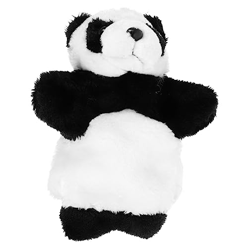 WOONEKY 2 Stück Frühe Bildung Plüschtier Riesenpanda Babygeschichte Requisiten Kinder Süße Puppe Handpuppe Handpuppe Für Erwachsene Panda Puppen Handpuppe Stoff von WOONEKY