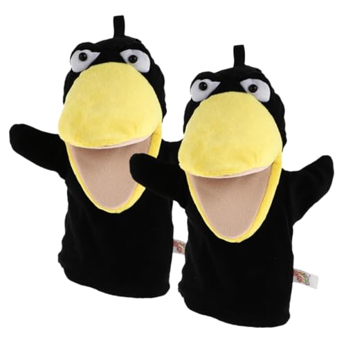 WOONEKY Handpuppen-plüschspielzeug Handpuppen Für Kinder Üsch Uhu Handpuppen Für Lustige Tierpuppen Für Geschichtenerzählen Und Kreatives Perfekt Als Mitgebsel Oder Für Jungen Und Ädchen von WOONEKY