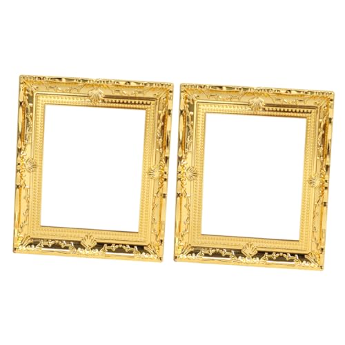 WOONEKY 2 Stück Miniatur Bilderrahmen Vintage Stil Teiliges Kleine Puppenhaus Dekoration Realistische Miniatur Möbel Accessoires Geeignet für DIY Puppenhaus und Haus Selber Bauen WOONEKY 2 Stück Miniatur Bilderrahmen Vintage Stil Teiliges Kleine Puppenhaus Dekoration Realistische Miniatur Möbel Accessoires Geeignet für DIY Puppenhaus und Haus Selber Bauen von WOONEKY