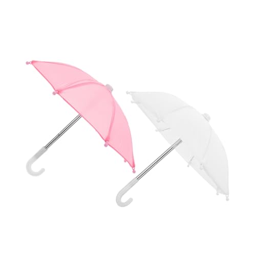 WOONEKY 2 Stück Miniatur Puppenhaus Regenschirm Teiliges Farbenfrohes Kleines Puppenzubehör Realistische Miniatur Deko für Puppen Kompatibel mit Dollhouse Toys und Mini Craft Decors WOONEKY 2 Stück Miniatur Puppenhaus Regenschirm Teiliges Farbenfrohes Kleines Puppenzubehör Realistische Miniatur Deko für Puppen Kompatibel mit Dollhouse Toys und Mini Craft Decors von WOONEKY