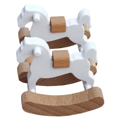 WOONEKY 2 Stück Miniatur Schaukelpferd aus Holz Rustikales Puppenhaus Zubehör Leichtes und Strapazierfähiges Modell Vielseitig für Puppenstube und Mikro Landschaft Langlebiges WOONEKY 2 Stück Miniatur Schaukelpferd aus Holz Rustikales Puppenhaus Zubehör Leichtes und Strapazierfähiges Modell Vielseitig für Puppenstube und Mikro Landschaft Langlebiges von WOONEKY
