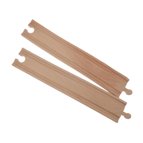 WOONEKY 2 Stück Teiliges Holzeisenbahn Gleis Erweiterungsset Gebogenes Schienenstück Kindgerechtes Eisenbahn Zubehör Einfach zu Montieren Sicher Geschliffen Fördert Bastelfähigkeiten und WOONEKY 2 Stück Teiliges Holzeisenbahn Gleis Erweiterungsset Gebogenes Schienenstück Kindgerechtes Eisenbahn Zubehör Einfach zu Montieren Sicher Geschliffen Fördert Bastelfähigkeiten und von WOONEKY