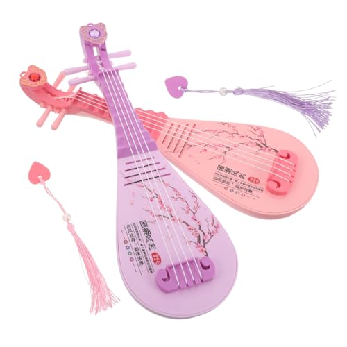 WOONEKY 2 Stück Teiliges Miniatur Chinesische Pipa mit Licht und Sound Handliches Lernspielzeug zur Musikalischen Früherziehung Farbige Miniaturinstrumente für Junge Mädchen WOONEKY 2 Stück Teiliges Miniatur Chinesische Pipa mit Licht und Sound Handliches Lernspielzeug zur Musikalischen Früherziehung Farbige Miniaturinstrumente für Junge Mädchen von WOONEKY
