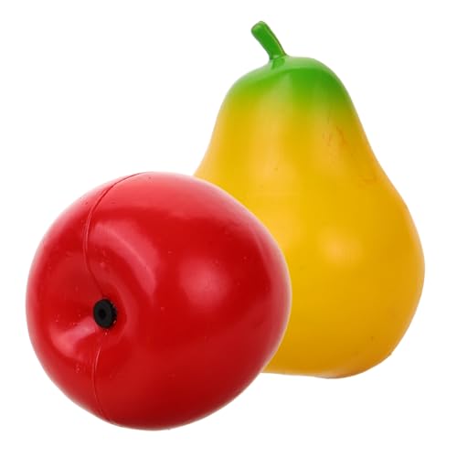 WOONEKY 2 Stück Teiliges Musikinstrument Maracas aus Robustem Kunststoff Fruchtförmige Rasseln Apfel Birne Pädagogisches Percussion zur Frühkindlichen der und Koordination WOONEKY 2 Stück Teiliges Musikinstrument Maracas aus Robustem Kunststoff Fruchtförmige Rasseln Apfel Birne Pädagogisches Percussion zur Frühkindlichen der und Koordination von WOONEKY