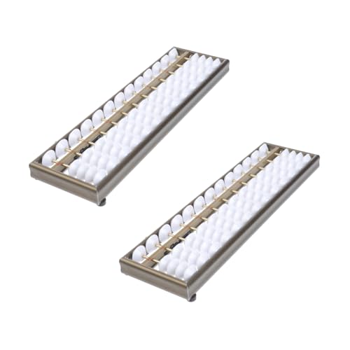 WOONEKY 2 Stück Teiliges Rechenhilfsmittel aus Aluminium Stufigen Perlen Pädagogisches Rechenhilfsmittel für Schüler Tragbar Hand Auge koordination und Mathe Lernen Inklusive WOONEKY 2 Stück Teiliges Rechenhilfsmittel aus Aluminium Stufigen Perlen Pädagogisches Rechenhilfsmittel für Schüler Tragbar Hand Auge koordination und Mathe Lernen Inklusive von WOONEKY