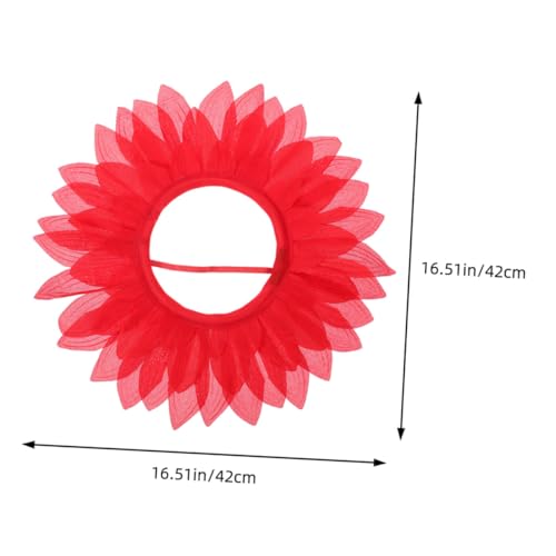 WOONEKY 2 Stück Teiliges Rotes Sonnenblumen headgear Lustige Blütenform Kopfbedeckung für Karneval und Sportveranstaltungen Auffälliges Blumenkostüm Zubehör für Erwachsene WOONEKY 2 Stück Teiliges Rotes Sonnenblumen headgear Lustige Blütenform Kopfbedeckung für Karneval und Sportveranstaltungen Auffälliges Blumenkostüm Zubehör für Erwachsene von WOONEKY