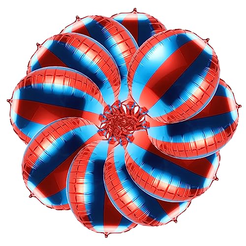 WOONEKY 20 Stk Runder Ballon Aus Aluminiumfolie Zirkus Dekorationen Luftballons Für Hochzeitsfeiern Luftballons Aus Aluminiumfolie 2023 Neujahrsdekorationen Silvesterdekoration 2023 von WOONEKY