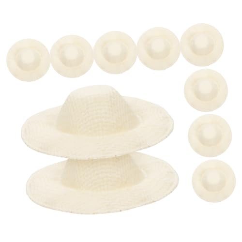 WOONEKY 20 Stück Teiliges Mini Strohhut aus Gewebte Puppenhüte Dekorative Mini Hut Ornamente für Puppenhaus DIY Bastelzubehör WOONEKY 20 Stück Teiliges Mini Strohhut aus Gewebte Puppenhüte Dekorative Mini Hut Ornamente für Puppenhaus DIY Bastelzubehör von WOONEKY