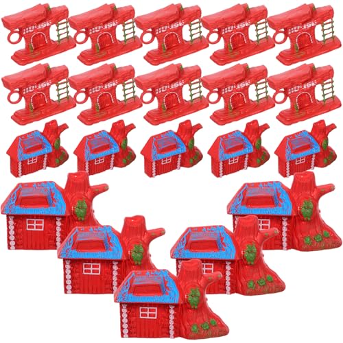 WOONEKY 20 Stück Teiliges Miniatur Wald Haus Modell Holzhaus DIY Basteln Micro Landschaft Dekoration für Sandtisch Bonsai Puppenhaus Zubehör für Terrarien WOONEKY 20 Stück Teiliges Miniatur Wald Haus Modell Holzhaus DIY Basteln Micro Landschaft Dekoration für Sandtisch Bonsai Puppenhaus Zubehör für Terrarien von WOONEKY