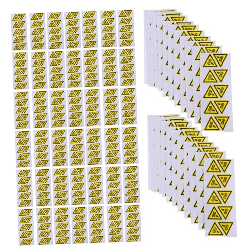 WOONEKY 200stücke Sicherheitsaufkleber Warnschilder Für Maschinen Selbstklebende Warnaufkleber Mit Stopp-handgeste Symbol Schild Für Elektrische Gefahren Präventive Hinweise Für Rauen WOONEKY 200stücke Sicherheitsaufkleber Warnschilder Für Maschinen Selbstklebende Warnaufkleber Mit Stopp-handgeste Symbol Schild Für Elektrische Gefahren Präventive Hinweise Für Rauen von WOONEKY