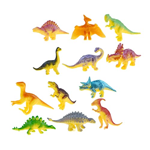 WOONEKY Dinosaurier-Figuren Dino Spielzeug Dinosaurier Set Bunte Dinosaurier Figuren Realistische Dinosaurier Modelle Strapazierfähige Dinosaurier Spielzeuge Für Jungen Und Ädchen von WOONEKY