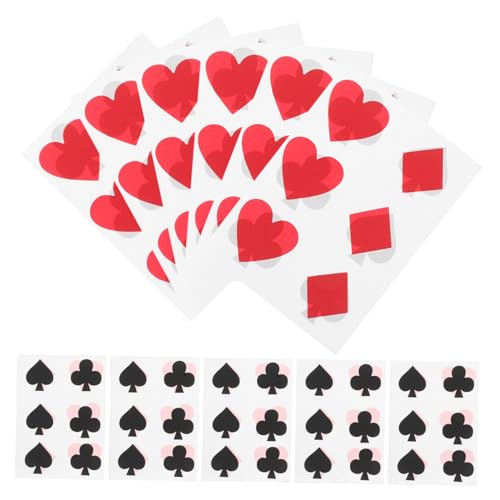 WOONEKY 24 Stück Teiliges Selbstklebende Retro Stil Pokerspiel Karten Aufkleber Party Dekoration Nail Art Sticker für Becher Geburtstags Hochzeit Fest WOONEKY 24 Stück Teiliges Selbstklebende Retro Stil Pokerspiel Karten Aufkleber Party Dekoration Nail Art Sticker für Becher Geburtstags Hochzeit Fest von WOONEKY