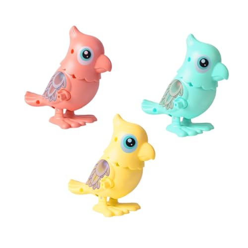 WOONEKY 3 Stück Aufziehspielzeug Huhn aus Kunststoff Leichtes Wind up Tier mit Mechanischem GEH mechanismus Buntes Hühnchen Motiv Geschenk für Kindergeburtstag und Zufällige Farbe WOONEKY 3 Stück Aufziehspielzeug Huhn aus Kunststoff Leichtes Wind up Tier mit Mechanischem GEH mechanismus Buntes Hühnchen Motiv Geschenk für Kindergeburtstag und Zufällige Farbe von WOONEKY