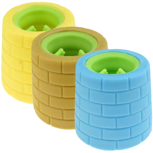 WOONEKY 3 Stück Frosch Quetschspielzeug Stress Bälle Lustiges Squeeze zur Angst Stresslinderung Elastisches Vent für Erwachsene und Tragbar und Resilient WOONEKY 3 Stück Frosch Quetschspielzeug Stress Bälle Lustiges Squeeze zur Angst Stresslinderung Elastisches Vent für Erwachsene und Tragbar und Resilient von WOONEKY