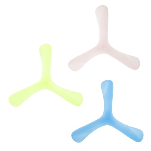 WOONEKY 3 Stück Leichter Langlebiger Nachtleuchtender Dreieck Wurfgerät für Outdoor Wurfspiele Kinderfreundliches Freizeitspielzeug in Zufälligen Farben für Familie Zufällige Farbe WOONEKY 3 Stück Leichter Langlebiger Nachtleuchtender Dreieck Wurfgerät für Outdoor Wurfspiele Kinderfreundliches Freizeitspielzeug in Zufälligen Farben für Familie Zufällige Farbe von WOONEKY