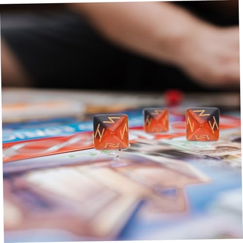 WOONEKY 3 Stück Seitiges polyedrisches Acryl Runenwürfel mit mystischem Farbverlauf vielseitig für Rollenspiele Brettspiele und Partyspaß attraktive Farben Glückssteine WOONEKY 3 Stück Seitiges polyedrisches Acryl Runenwürfel mit mystischem Farbverlauf vielseitig für Rollenspiele Brettspiele und Partyspaß attraktive Farben Glückssteine von WOONEKY