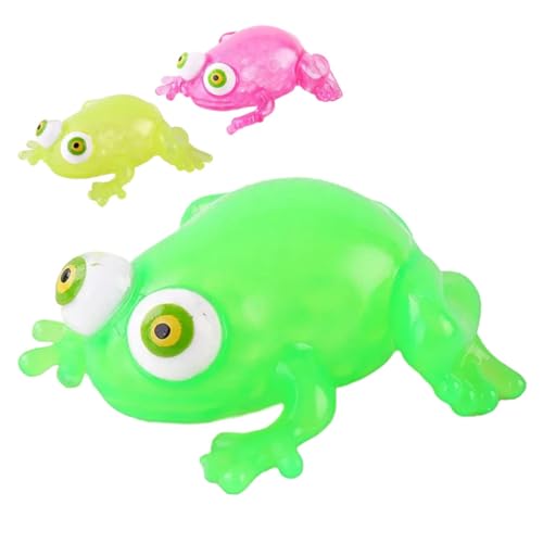 WOONEKY 3 Stück Teiliges Frosch Zappelspielzeug Cartoon Stressabbau Kleines Party Geschenk für Jugendliche Vielseitiges Aktivitätsspielzeug zur Entspannung und Fingerübung WOONEKY 3 Stück Teiliges Frosch Zappelspielzeug Cartoon Stressabbau Kleines Party Geschenk für Jugendliche Vielseitiges Aktivitätsspielzeug zur Entspannung und Fingerübung von WOONEKY