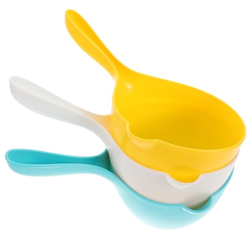 WOONEKY 3 Stück Teiliges Kunststoff Wassertassen mit Langem Griff Dicke Bade und Küchenschöpfer Ergonomisch Geformt rutschfest Vielseitig für Haushalt Shampoo Camping und Tierpflege WOONEKY 3 Stück Teiliges Kunststoff Wassertassen mit Langem Griff Dicke Bade und Küchenschöpfer Ergonomisch Geformt rutschfest Vielseitig für Haushalt Shampoo Camping und Tierpflege von WOONEKY