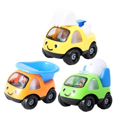 WOONEKY 3 Stück Tierförmiges Autospielzeug Set Lustige Kreative Lernspielzeuge Für Kinder Ideales Kinderspielzeug Für Motorik Und Fantasie Ab 2 Jahren Geeignet von WOONEKY