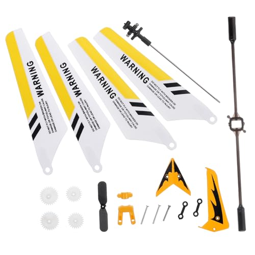 WOONEKY 3-teiliges Set Syma S107g Zubehör Ferngesteuerter Hubschrauber Rc-Hubschrauber Heckstützen Rc Hubschrauber Ersatzteile Ferngesteuerter Helikopter Syma S107g Ersatzteile Yellow von WOONEKY