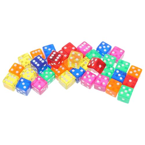 WOONEKY 36-teiliges Würfelset: Acryl-Spielwürfel für Brettspiele, Mathematik-Lehrmittel, Party-Unterhaltung, Lernaktivitäten WOONEKY 36-teiliges Würfelset: Acryl-Spielwürfel für Brettspiele, Mathematik-Lehrmittel, Party-Unterhaltung, Lernaktivitäten von WOONEKY