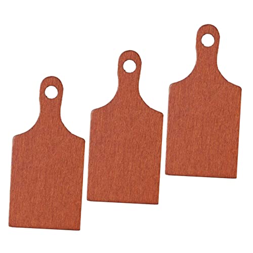 WOONEKY 3pcs Miniatur -choping -Boards Kinder Tun Spiel Spielzeug Miniatur -szenenmodelle von WOONEKY