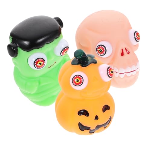 WOONEKY 3st Spielzeug Halloween-druckentlastungsgeschenke Halloween-partygeschenke Hand-sensorball Halloween-zubehör Ball Zum Stressabbau PVC von WOONEKY