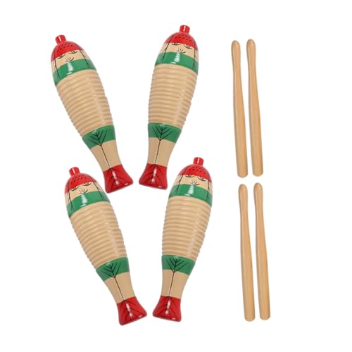 WOONEKY 4 Sätze Teiliges Percussion aus Holz Fischform Robustes Abs Material Leicht zu Bedienen Fördert Frühkindliche Entwicklung und Musikalisches Lernen für Kleinkinder WOONEKY 4 Sätze Teiliges Percussion aus Holz Fischform Robustes Abs Material Leicht zu Bedienen Fördert Frühkindliche Entwicklung und Musikalisches Lernen für Kleinkinder von WOONEKY