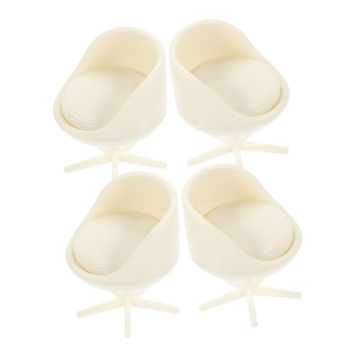 WOONEKY 4 Stück Maßstab Realistische Miniatur Stühle für Puppenhaus Architektur Sandtisch Dekoration Kompakt Vielseitig für Tischdisplay WOONEKY 4 Stück Maßstab Realistische Miniatur Stühle für Puppenhaus Architektur Sandtisch Dekoration Kompakt Vielseitig für Tischdisplay von WOONEKY