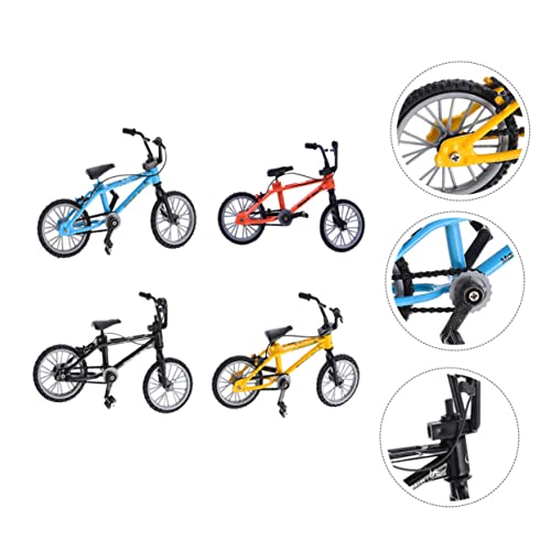 WOONEKY 4 Stück Mini Finger Mountainbike Teiliges Aluminiumlegierung und Kunststoff Zerlegbar Finger Sportspielzeug für Erwachsene Pädagogisch Dekorativ WOONEKY 4 Stück Mini Finger Mountainbike Teiliges Aluminiumlegierung und Kunststoff Zerlegbar Finger Sportspielzeug für Erwachsene Pädagogisch Dekorativ von WOONEKY