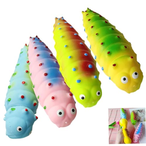 WOONEKY 4 Stück Teiliges Kleine Bunte Raupen Quetschspielzeuge aus Weichem Material Lustige Stress Sensorikspielzeuge für und Partyzubehör Zufällige Farbe Zufällige Farbe WOONEKY 4 Stück Teiliges Kleine Bunte Raupen Quetschspielzeuge aus Weichem Material Lustige Stress Sensorikspielzeuge für und Partyzubehör Zufällige Farbe Zufällige Farbe von WOONEKY