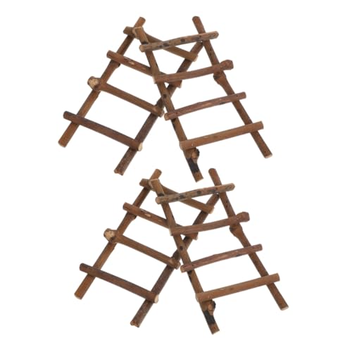 WOONEKY 4 Stück Teiliges Mini Rattan Leiter Natürliche Rustikale Dekoration Stabile Kleine Treppe für Puppenhaus Mikro Landschaft DIY Garten Zierliche Möbel für Kreative Bastelprojekte WOONEKY 4 Stück Teiliges Mini Rattan Leiter Natürliche Rustikale Dekoration Stabile Kleine Treppe für Puppenhaus Mikro Landschaft DIY Garten Zierliche Möbel für Kreative Bastelprojekte von WOONEKY