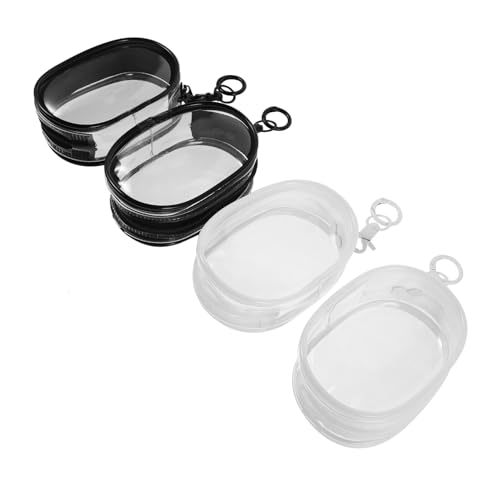 WOONEKY 4 Stück Transparente Mini-figurentaschen mit Schlüsselanhänger Staubdichte Beutel für Sammelfiguren Leicht Tragbar Schützend für Unterwegs WOONEKY 4 Stück Transparente Mini-figurentaschen mit Schlüsselanhänger Staubdichte Beutel für Sammelfiguren Leicht Tragbar Schützend für Unterwegs von WOONEKY