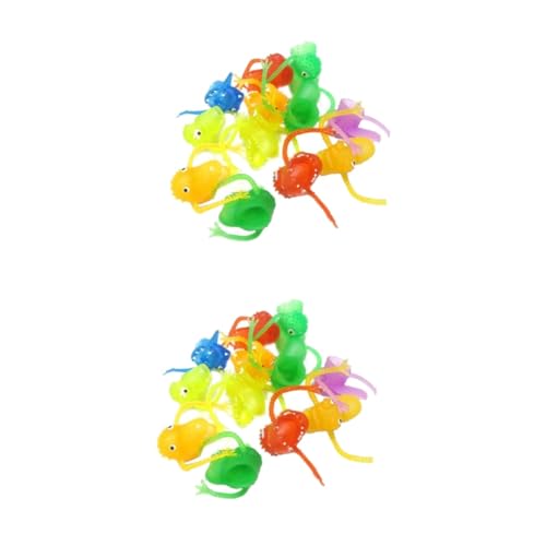 WOONEKY 40 STK Fingerpuppen Monster-Finger-Puppe Mini Kinder spielset Monsterfingerspitzen belohnung Kinder Party mitgebsel Kinder Toys Gastgeschenke lustiges Spielzeug für Puppentheater von WOONEKY