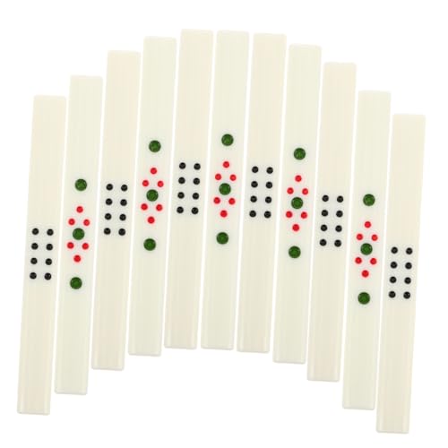 WOONEKY 44 Stück Teiliges Mahjong Spielset mit Punktesticks Zubehör für Chinesische Brettspiele für Familienabende und Mahjong Nächte WOONEKY 44 Stück Teiliges Mahjong Spielset mit Punktesticks Zubehör für Chinesische Brettspiele für Familienabende und Mahjong Nächte von WOONEKY