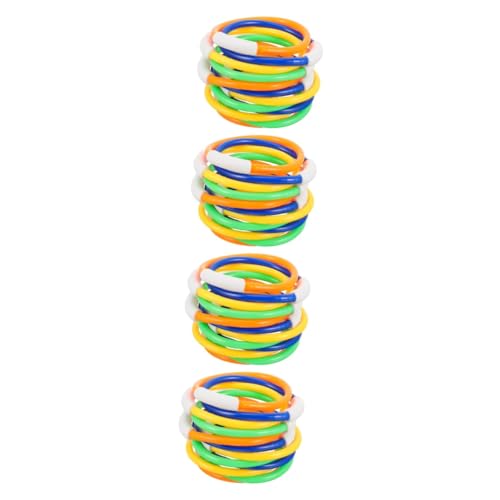 WOONEKY 48 STK Wasserspielzeug kinderspielzeug Pool Toys for tauchen Spielzeug sommerspielzeug Kinder tauchen Pool-Ringe Schwimmring Spielzeug Tauchspielzeug für Kinder Plastik von WOONEKY