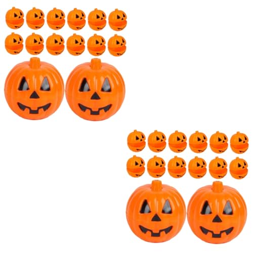 WOONEKY 48 Stk Kürbis-Blindbox Kürbis-Spielzeug Kürbis-Party Halloween Goodie Bags Stuffers Mini-Kürbis dekoration Halloween-Zubehör Halloween-Spielzeug pp Orange von WOONEKY