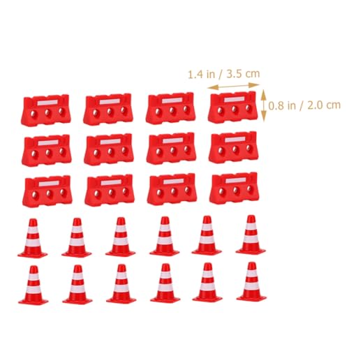 WOONEKY 48 Stück Teiliges Mini Straßenleitkegel und Verkehrsabsperrungen aus Robustem Kunststoff Pädagogisches zur Verkehrssimulation Fördert Verkehrssicherheit und Symbolerkennung WOONEKY 48 Stück Teiliges Mini Straßenleitkegel und Verkehrsabsperrungen aus Robustem Kunststoff Pädagogisches zur Verkehrssimulation Fördert Verkehrssicherheit und Symbolerkennung von WOONEKY