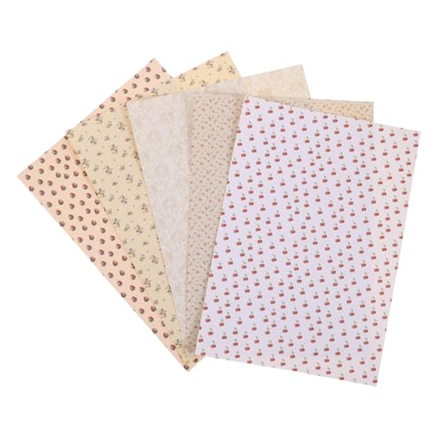 WOONEKY 5 Stück Puppenhaus Tapeten Selbstklebend mit Süßen Mustern Lichtechte Wanddeko für Wohnzimmer Schlafzimmer Einfach Zuschneidbar und Vielseitig Einsetzbar WOONEKY 5 Stück Puppenhaus Tapeten Selbstklebend mit Süßen Mustern Lichtechte Wanddeko für Wohnzimmer Schlafzimmer Einfach Zuschneidbar und Vielseitig Einsetzbar von WOONEKY