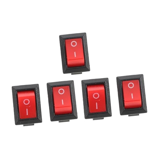 WOONEKY 5 Stück Teiliges Boot Förmige Kippschalter Ersatzschalter aus Kunststoff für Elektrische Spielzeuge DIY Lernspielzeug für und Feinmotorik WOONEKY 5 Stück Teiliges Boot Förmige Kippschalter Ersatzschalter aus Kunststoff für Elektrische Spielzeuge DIY Lernspielzeug für und Feinmotorik von WOONEKY