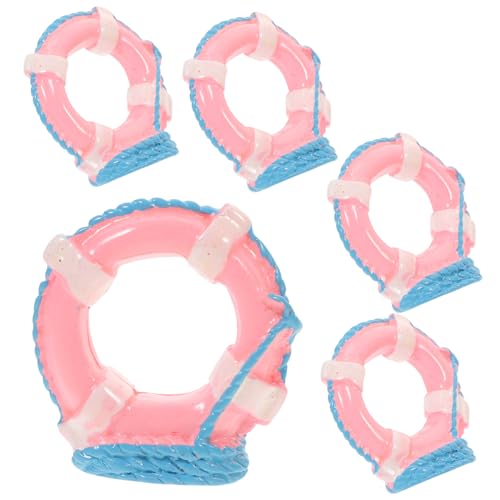 WOONEKY 5 Stück Teiliges Miniatur Schwimmring Hochwertige Lebensnahe Rettungsring Modelle in Rosa Dekorativ für Puppenhäuser Miniaturgärten DIY Bastelzubehör als für Bastelfans WOONEKY 5 Stück Teiliges Miniatur Schwimmring Hochwertige Lebensnahe Rettungsring Modelle in Rosa Dekorativ für Puppenhäuser Miniaturgärten DIY Bastelzubehör als für Bastelfans von WOONEKY